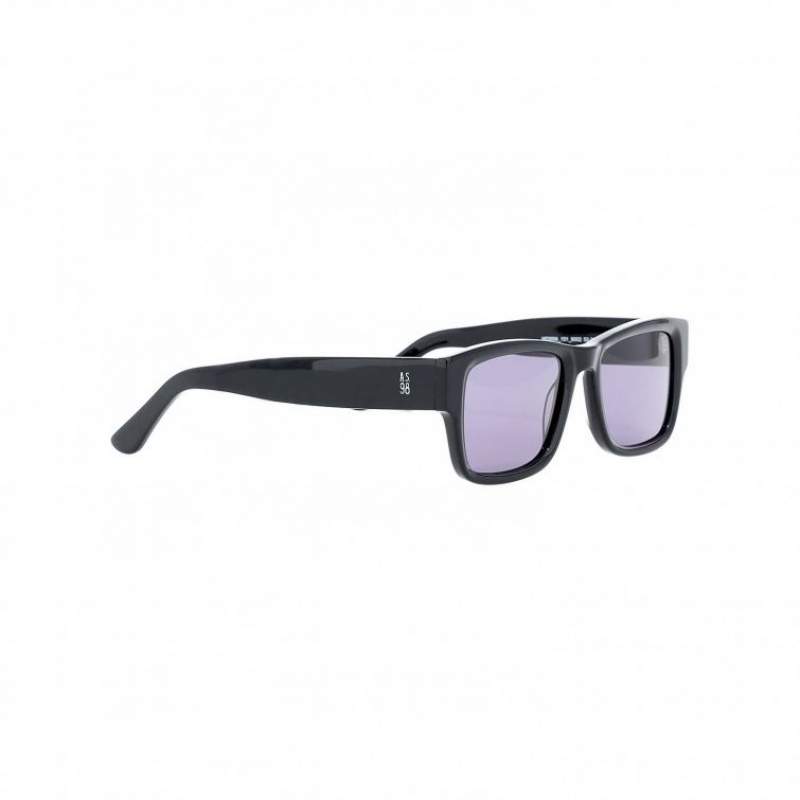 Black A.S.98 Lars Men's Sunglasses | IL-NRQV98351