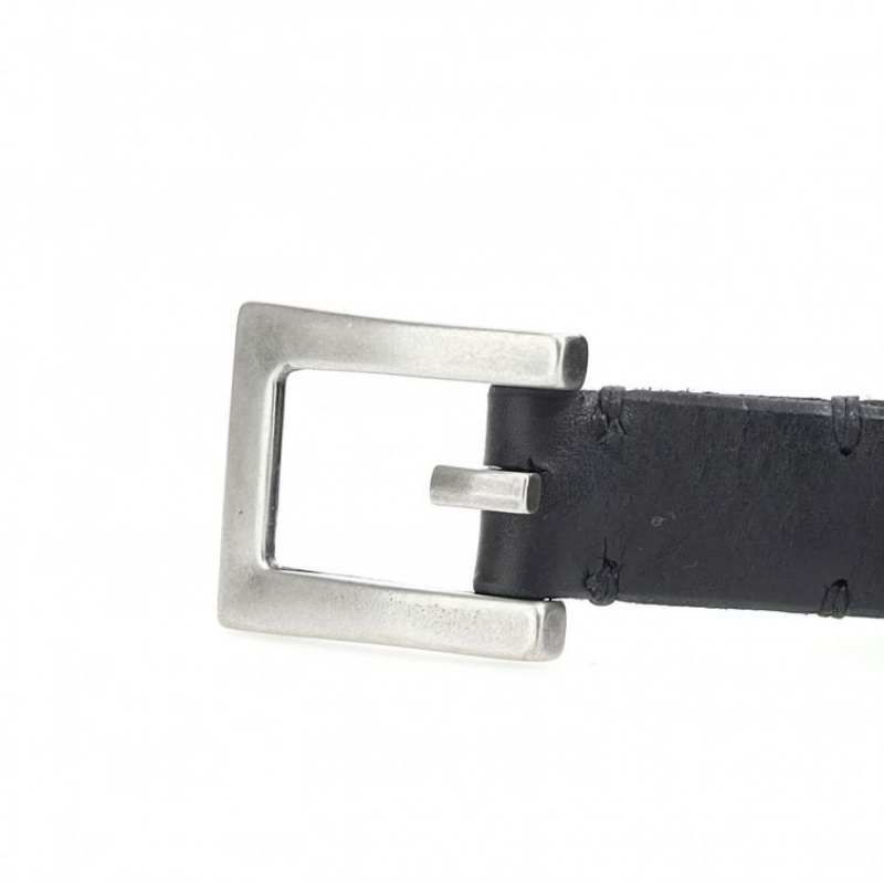 Black A.S.98 Lester Unisex Belts | IL-SUAI72965