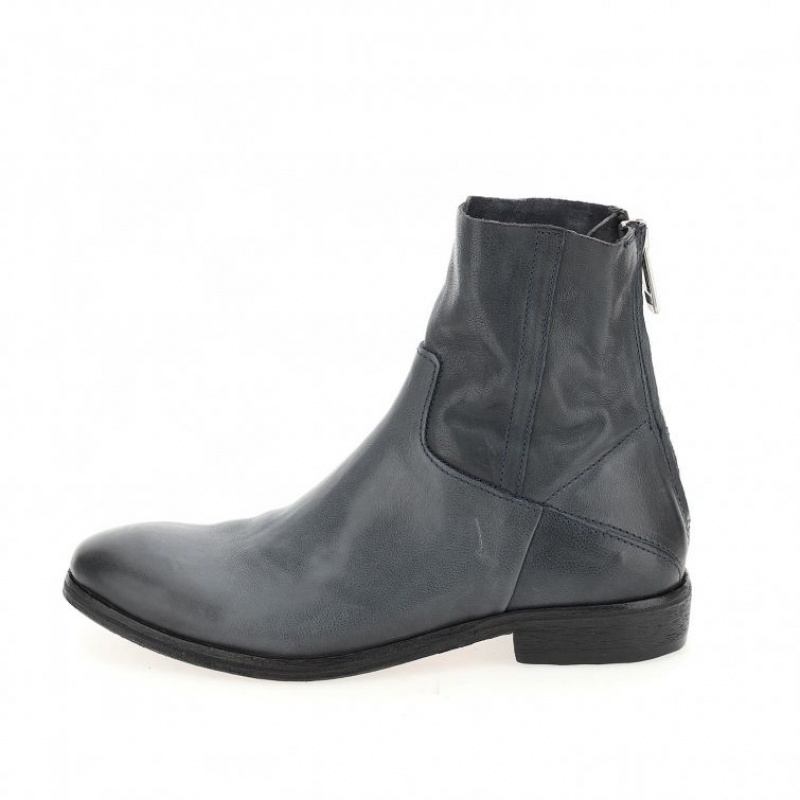 Black A.S.98 Mason Men's Ankle boots | IL-QRPM61834