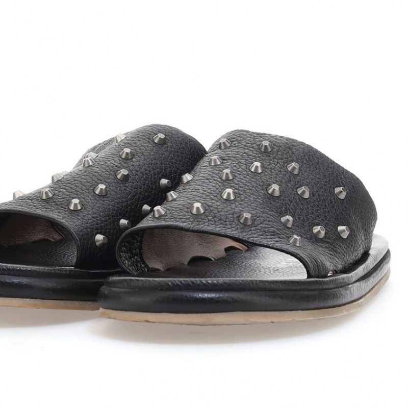 Black A.S.98 Mayson Men's Sandals | IL-VSPZ64715