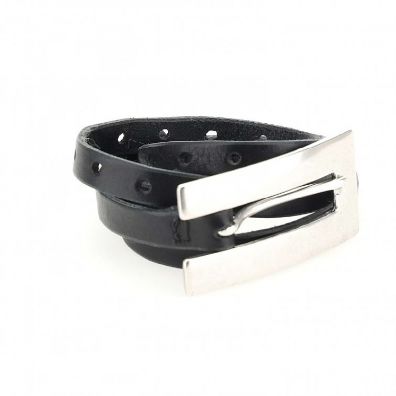 Black A.S.98 Merv Unisex Belts | IL-XYQB78025