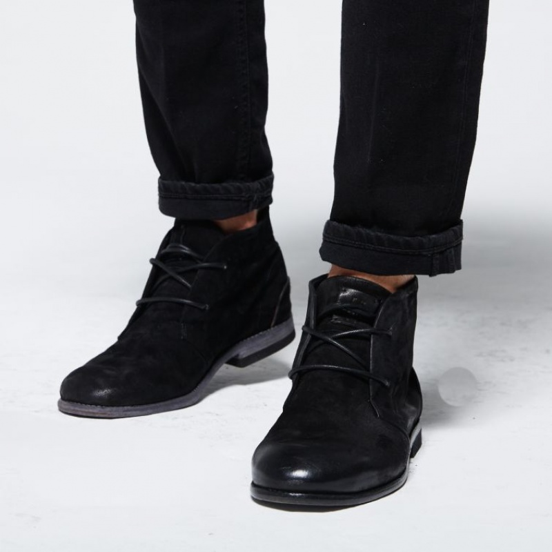 Black A.S.98 Oswin Men's Ankle boots | IL-GOKT58193