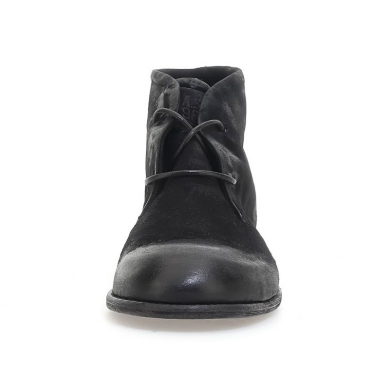 Black A.S.98 Oswin Men's Ankle boots | IL-GOKT58193