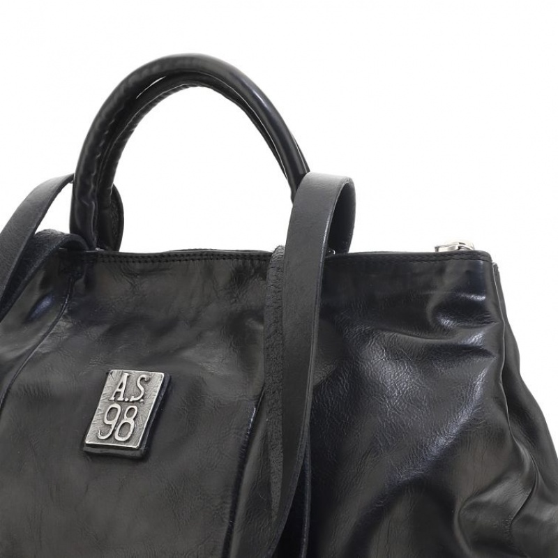 Black A.S.98 Riva Women's Bags | IL-EKSG96185