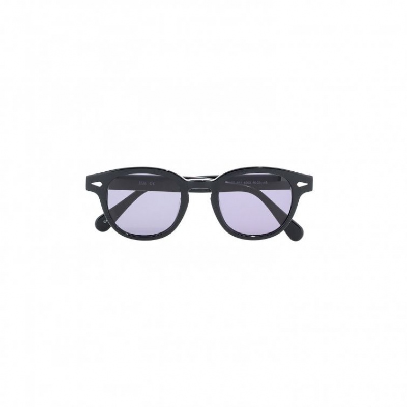 Black A.S.98 Rob Men's Sunglasses | IL-RUIA95647