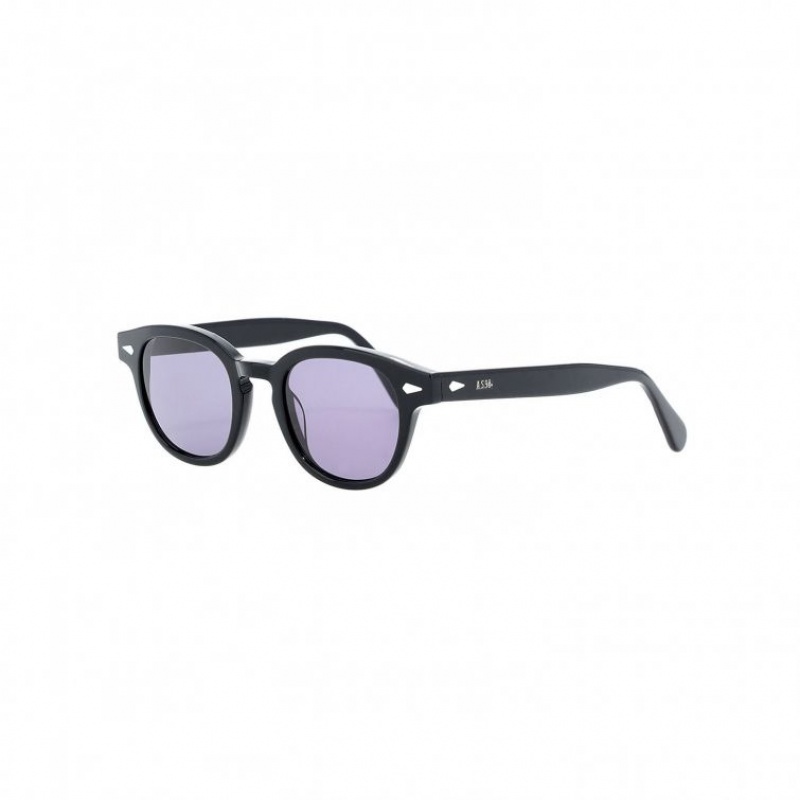 Black A.S.98 Rob Women's Sunglasses | IL-UQSR48953