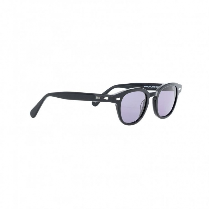 Black A.S.98 Rob Women's Sunglasses | IL-UQSR48953