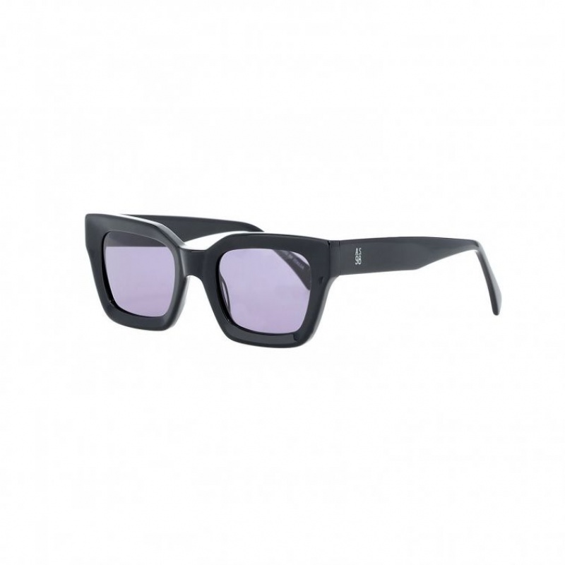 Black A.S.98 Ronnie Men's Sunglasses | IL-XRIN50972