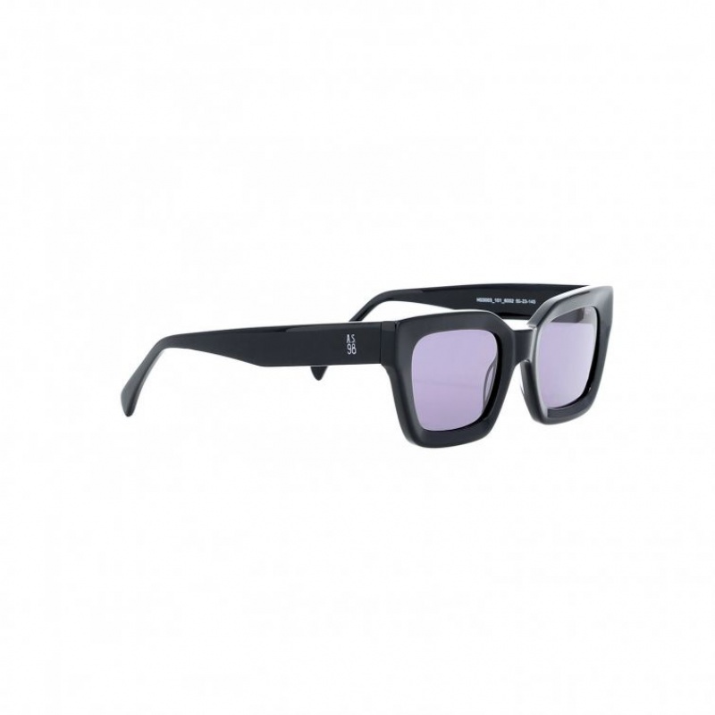 Black A.S.98 Ronnie Men's Sunglasses | IL-XRIN50972