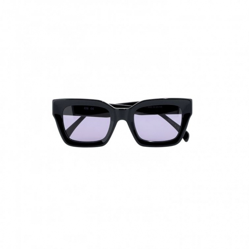 Black A.S.98 Ronnie Men's Sunglasses | IL-XRIN50972