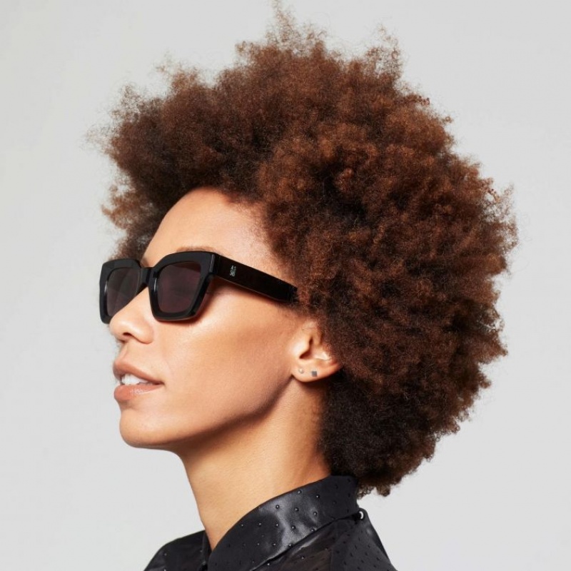 Black A.S.98 Ronnie Women's Sunglasses | IL-ZTAQ69305