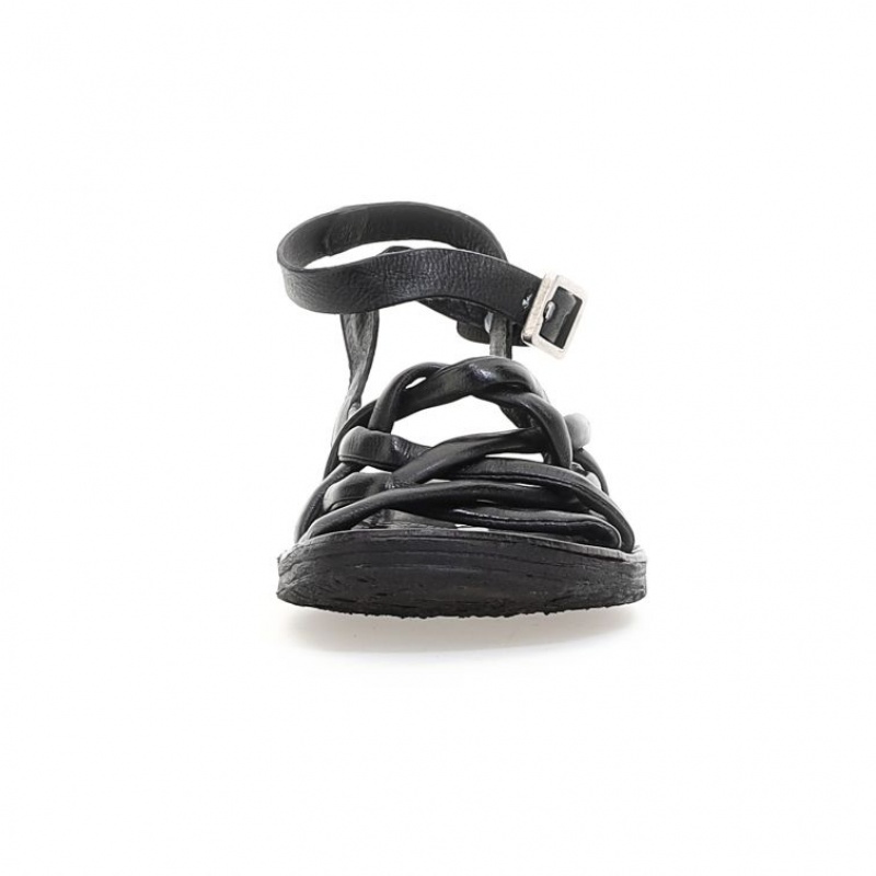 Black A.S.98 Rylee Women's Sandals | IL-XVMI43708