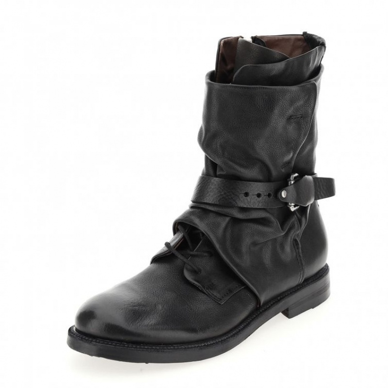 Black A.S.98 Samurai 347226 Men's Ankle boots | IL-QICY21849