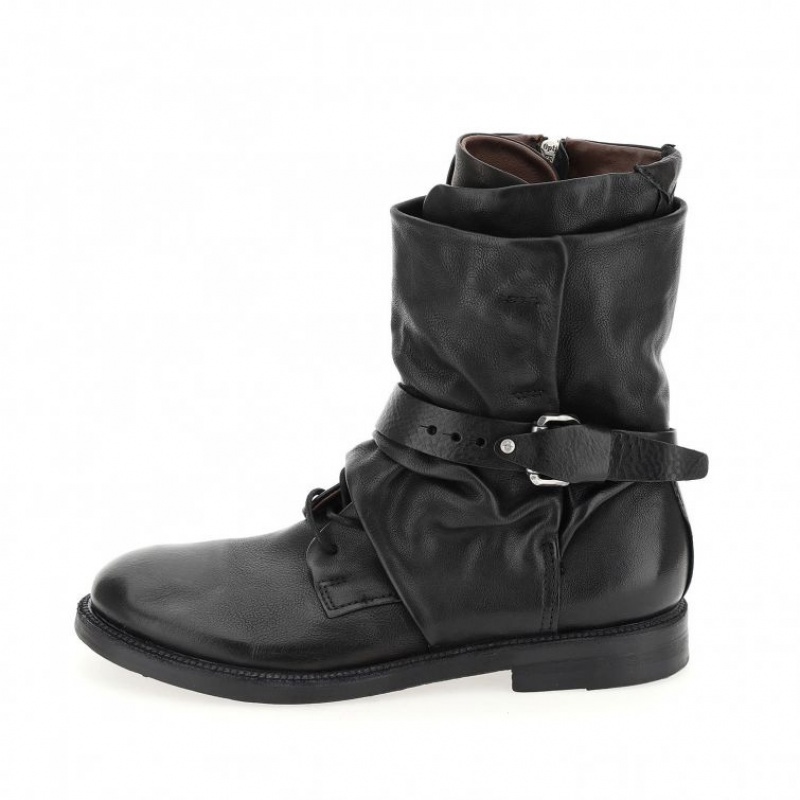 Black A.S.98 Samurai 347226 Men's Ankle boots | IL-QICY21849