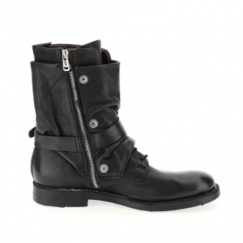 Black A.S.98 Samurai 347226 Men's Ankle boots | IL-QICY21849