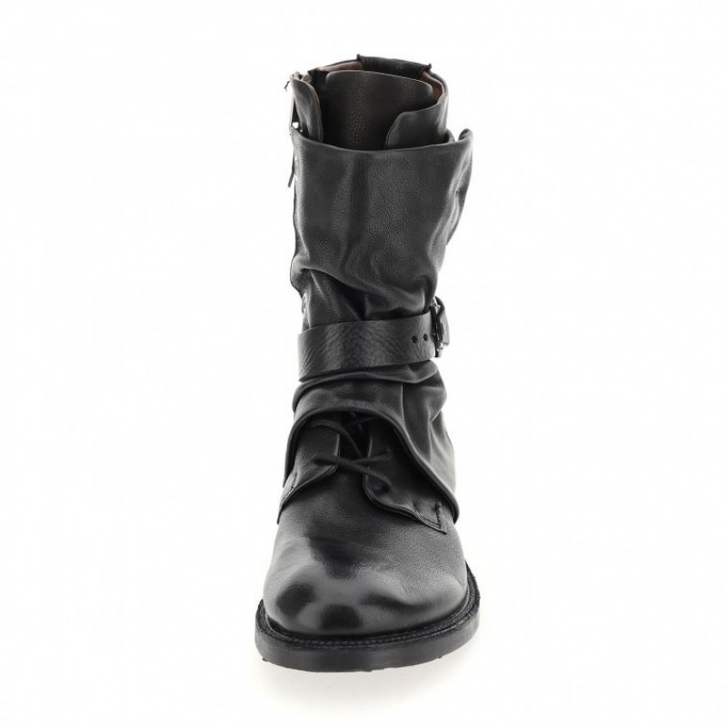 Black A.S.98 Samurai 347226 Men's Ankle boots | IL-QICY21849