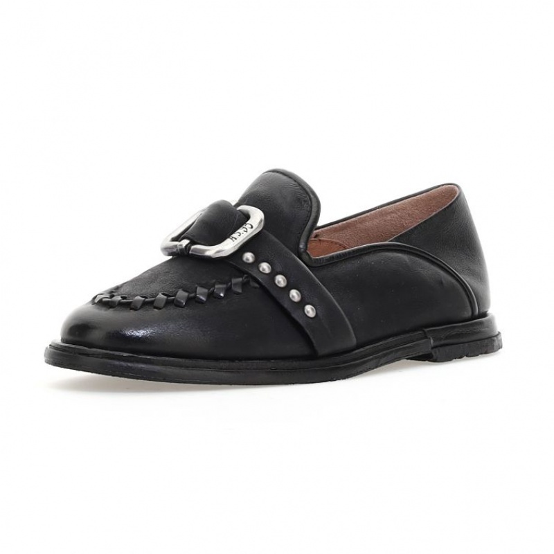 Black A.S.98 Tamika Women's flat shoes | IL-PIYC34672