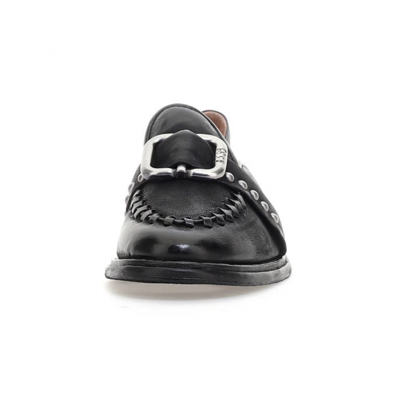 Black A.S.98 Tamika Women's flat shoes | IL-PIYC34672