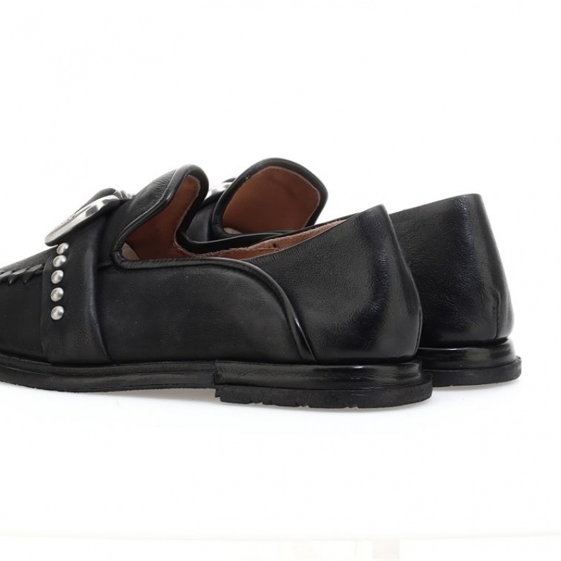 Black A.S.98 Tamika Women's flat shoes | IL-PIYC34672