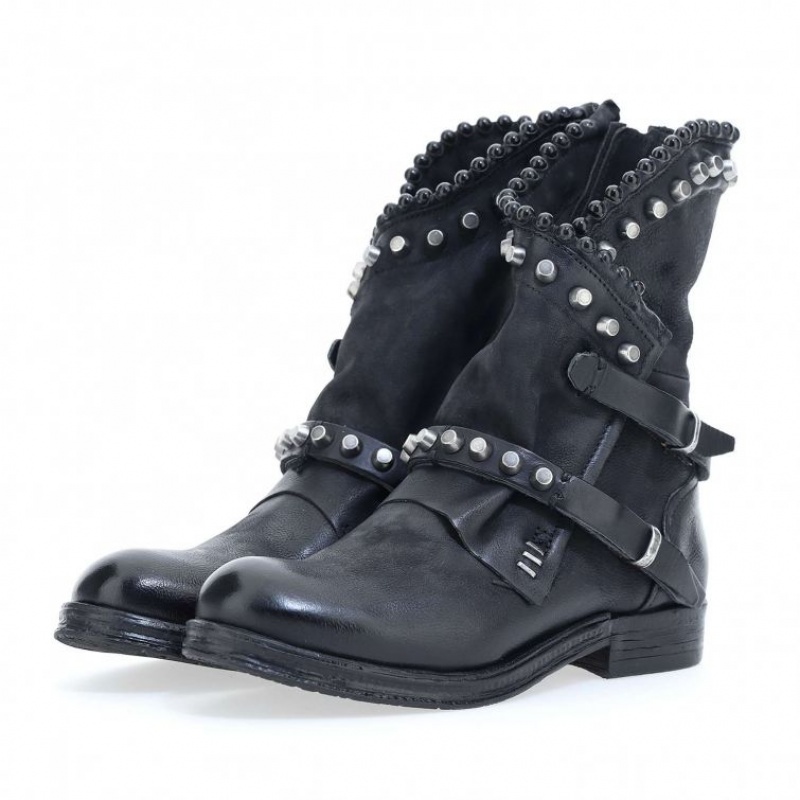 Black A.S.98 Verti 207239 Women's Ankle boots | IL-LZGS40136