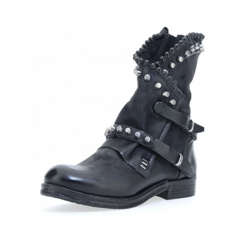 Black A.S.98 Verti 207239 Women's Ankle boots | IL-LZGS40136