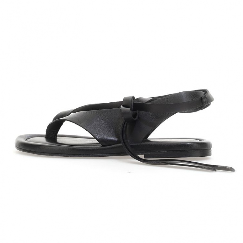 Black A.S.98 Yanci Women's Sandals | IL-VHBS24538