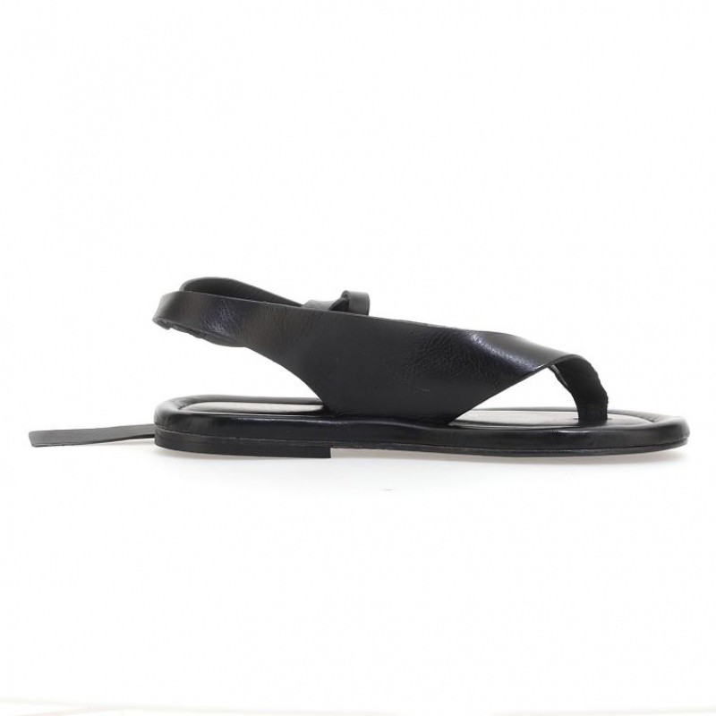 Black A.S.98 Yanci Women's Sandals | IL-VHBS24538