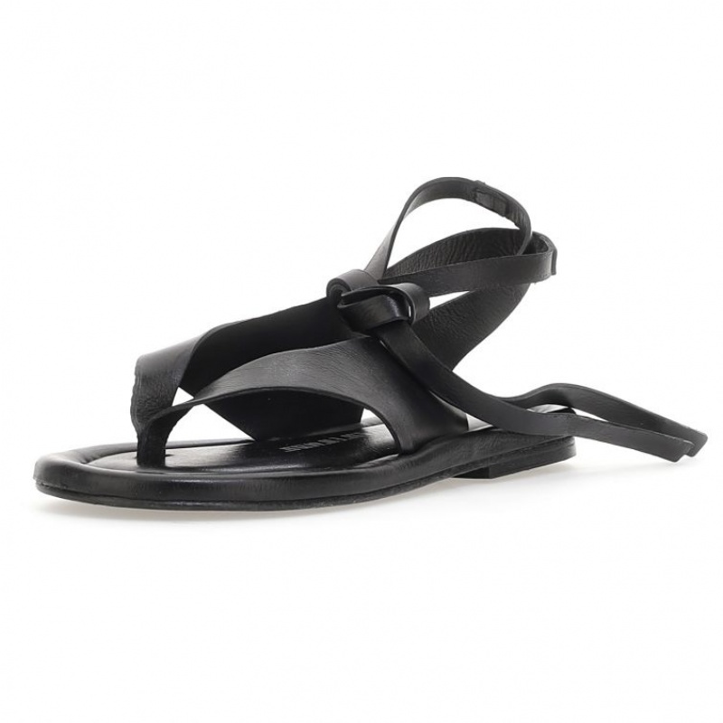 Black A.S.98 Yolanda Women's Sandals | IL-ZCVW19428