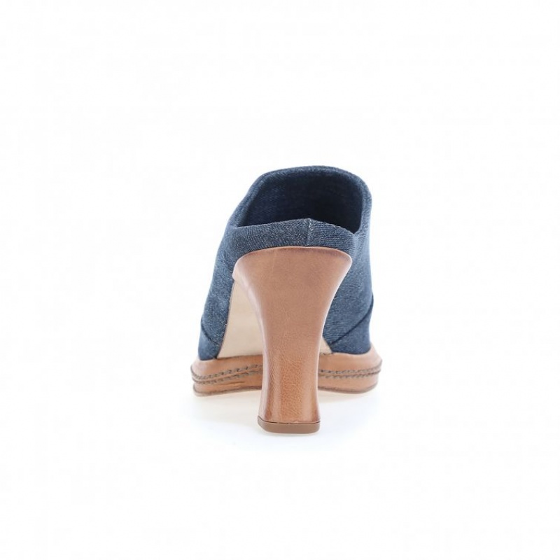 Blue A.S.98 Vannie Women's Mules | IL-SGYX52639