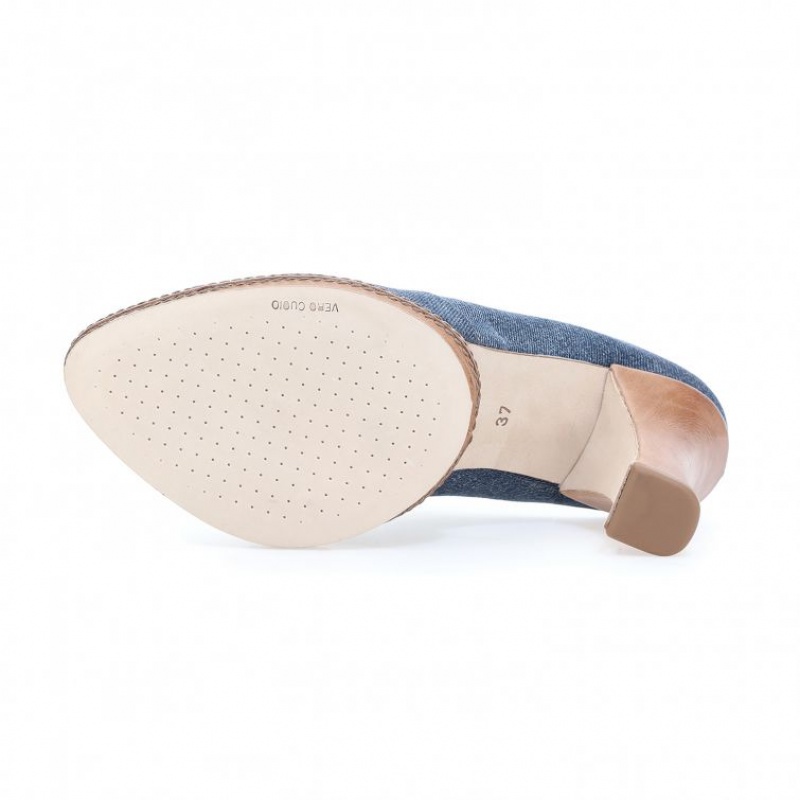 Blue A.S.98 Vannie Women's Mules | IL-SGYX52639