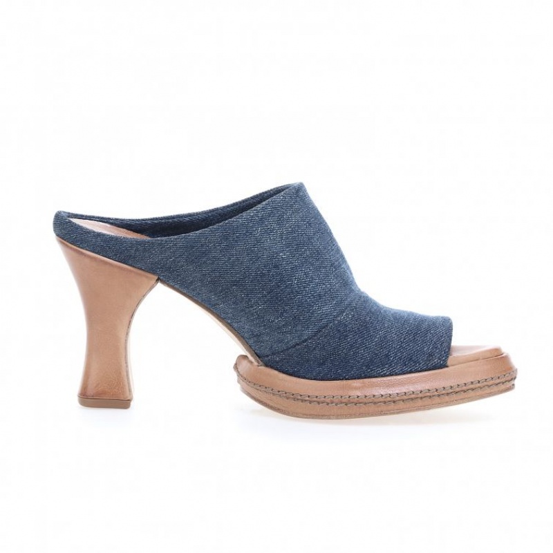 Blue A.S.98 Vannie Women's Mules | IL-SGYX52639