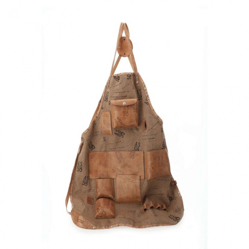 Brown A.S.98 Apron Gib Unisex Bags | IL-KSNP27348