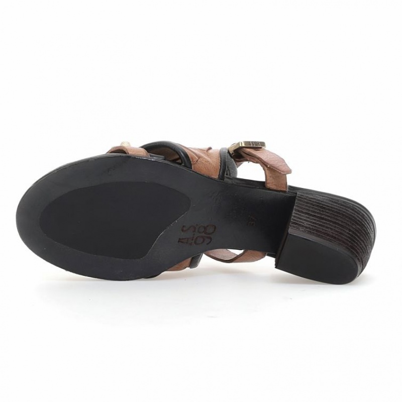 Brown A.S.98 Auggie Women's Sandals | IL-LTQE42018