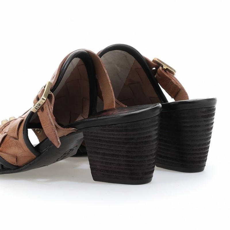 Brown A.S.98 Auggie Women's Sandals | IL-LTQE42018