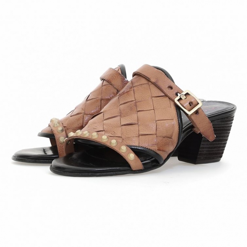 Brown A.S.98 Auggie Women\'s Sandals | IL-LTQE42018