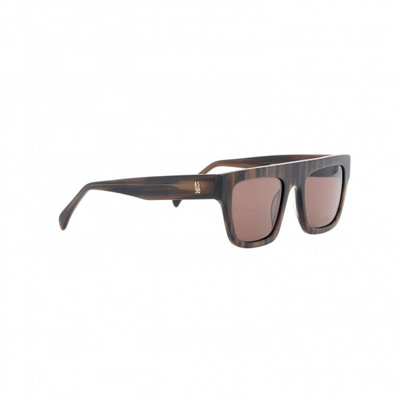 Brown A.S.98 Dahlia Men's Sunglasses | IL-KZHV09327