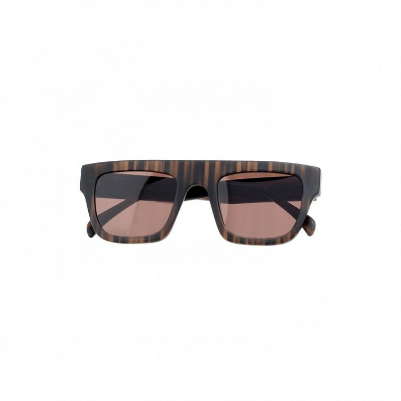 Brown A.S.98 Dahlia Men's Sunglasses | IL-KZHV09327