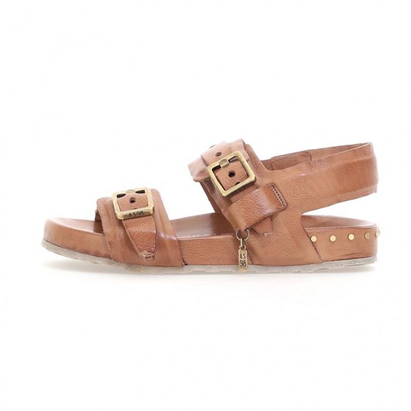 Brown A.S.98 Evelyn Women's Sandals | IL-AJBP46035