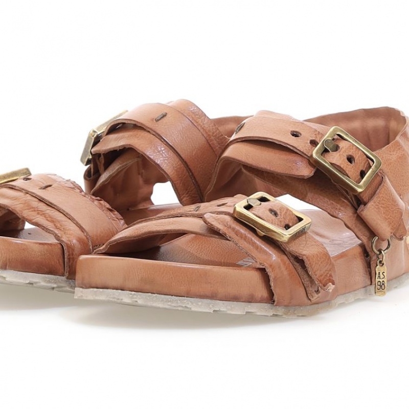 Brown A.S.98 Evelyn Women's Sandals | IL-AJBP46035