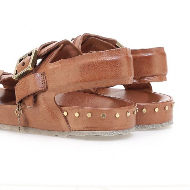 Brown A.S.98 Evelyn Women's Sandals | IL-AJBP46035