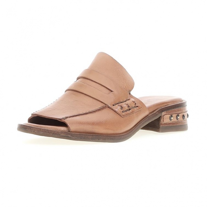 Brown A.S.98 Godfrey Women's Mules | IL-YQGS96130