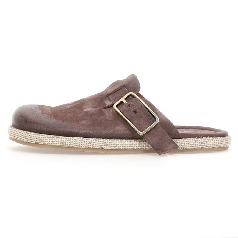 Brown A.S.98 Mules Mike Men's flat shoes | IL-XFNO52486