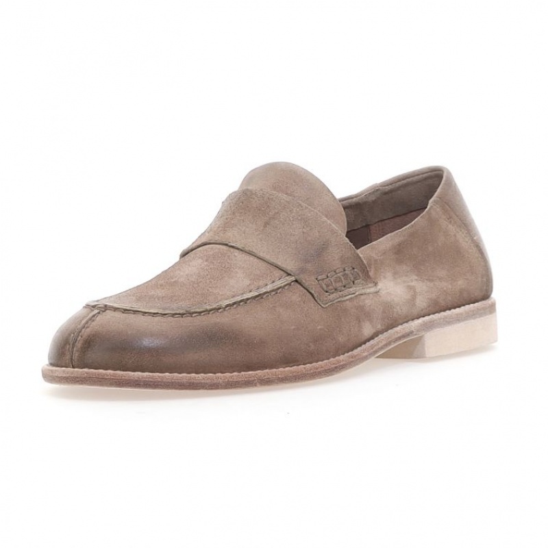 Brown A.S.98 Ogden Men's flat shoes | IL-WXYH32896