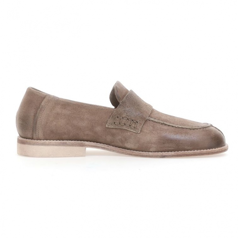 Brown A.S.98 Ogden Men's flat shoes | IL-WXYH32896