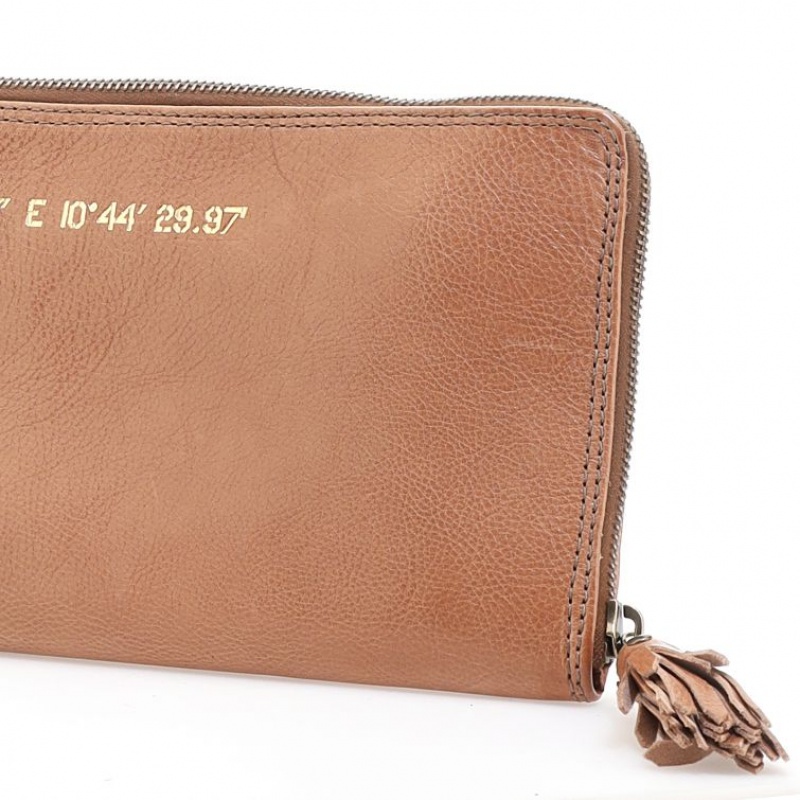 Brown A.S.98 Placida Unisex Wallets | IL-KGVD27941