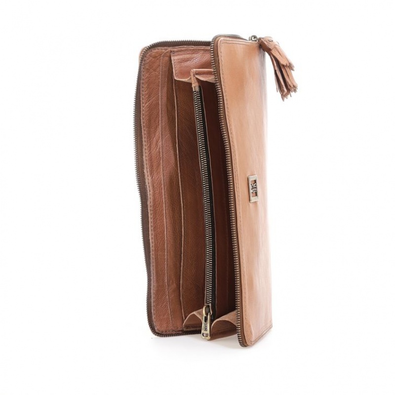 Brown A.S.98 Placida Unisex Wallets | IL-KGVD27941