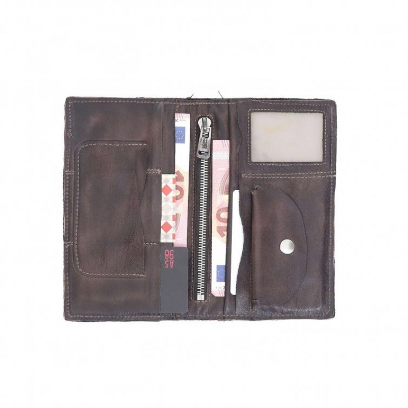 Chocolate A.S.98 Austen Unisex Wallets | IL-IDAW24578