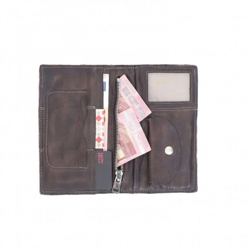 Chocolate A.S.98 Austen Unisex Wallets | IL-IDAW24578