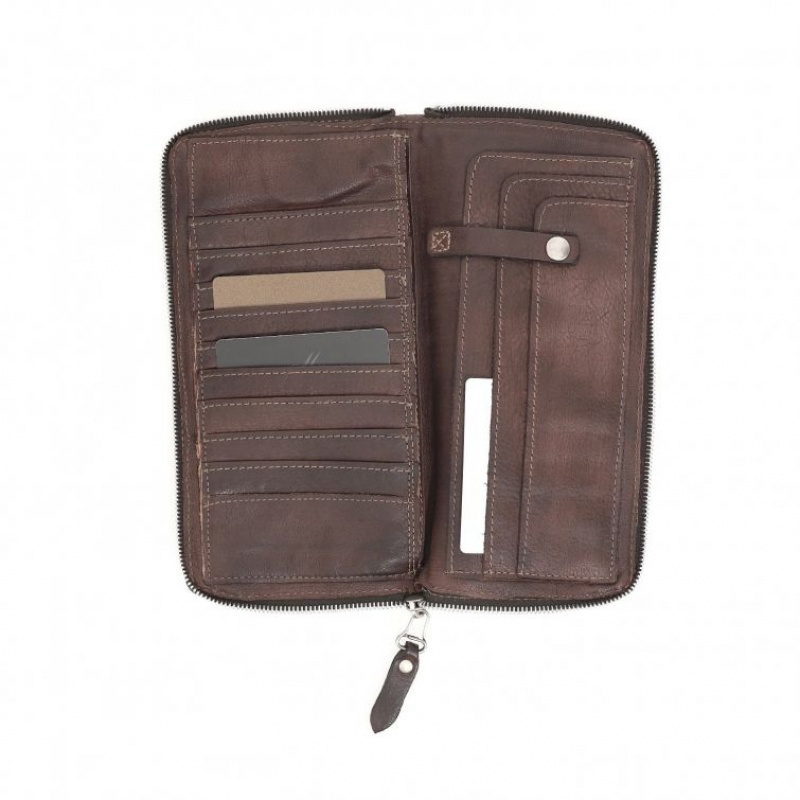 Chocolate A.S.98 Bertram Unisex Wallets | IL-ISGW98720