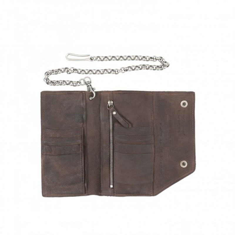 Chocolate A.S.98 Brock Unisex Wallets | IL-DUTV05142